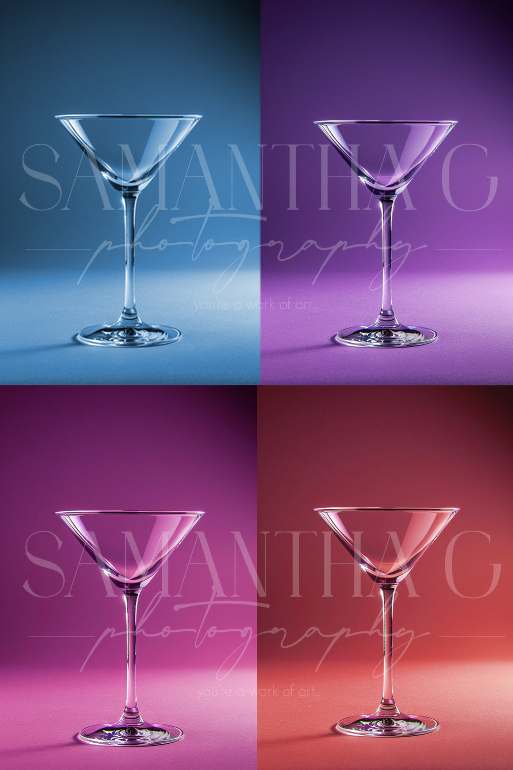 Martini Glass Digital Background