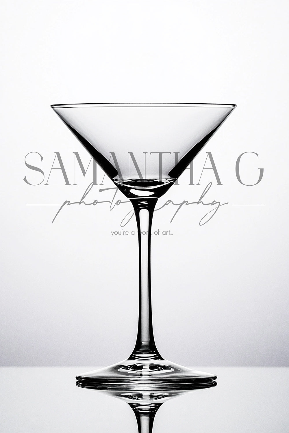 Martini Glass Digital Background