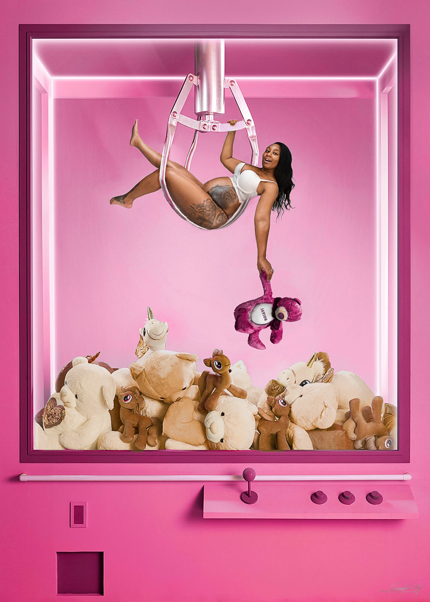 Claw Machine PS Digital Background + Tutorial