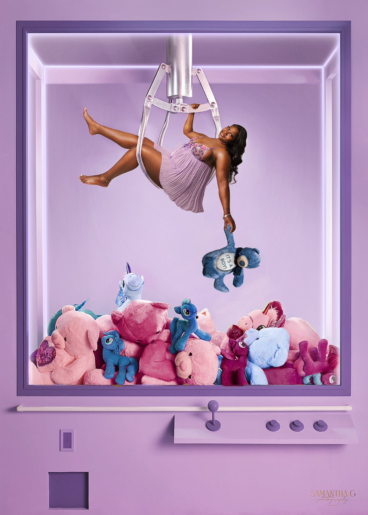 Claw Machine PS Digital Background + Tutorial