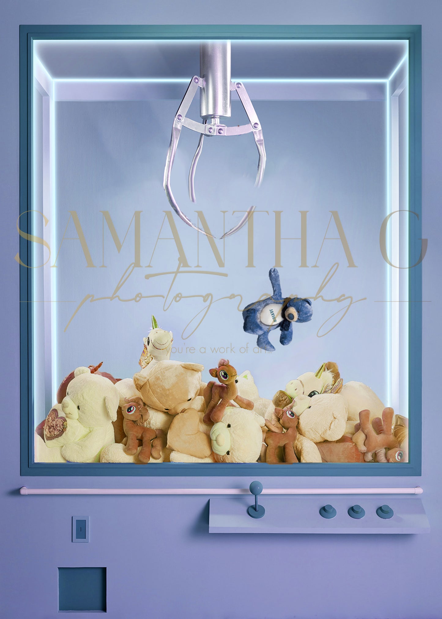 Claw Machine PS Digital Background + Tutorial