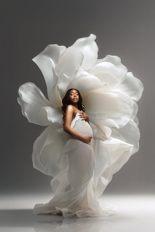 Flower Dress Video Tutorial + Digital Backgrounds – Photoshop Only (Intermediate)
